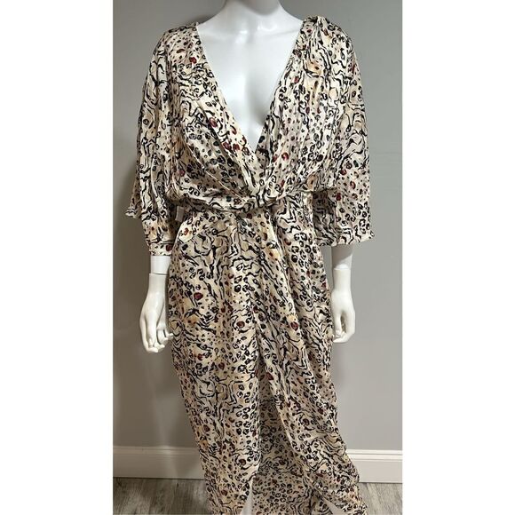 FAME and Partners Sayge Animal Print Midi Dress Size 8 - Picture 6 of 12